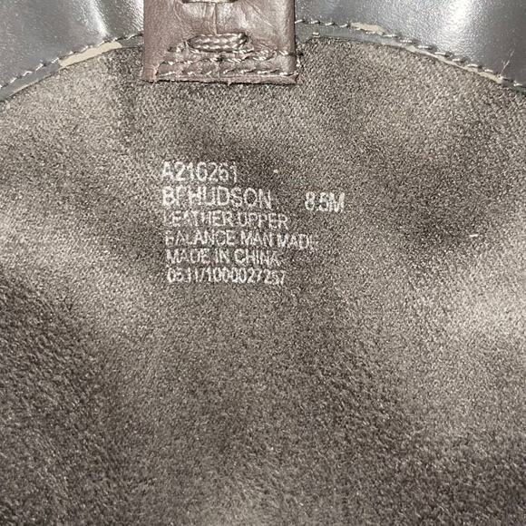 B Makowsky Boots Harness Leather Hudson Heels - Picture 9 of 10